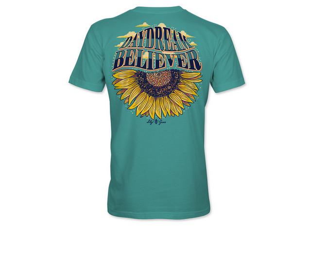 Lily Grace Daydream Believer Shirt in Light Green color