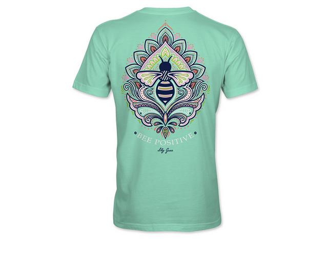 Lily Grace Bee Positive Shirt in Mint color