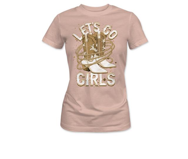 Lily Grace Lets Go Girls Shirt in Dusty Pink color