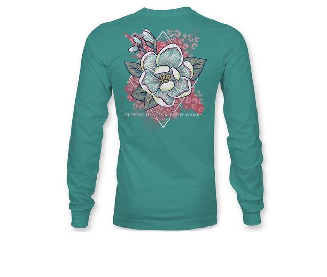 Lily Grace Magnolia Shirt in Seafoam color