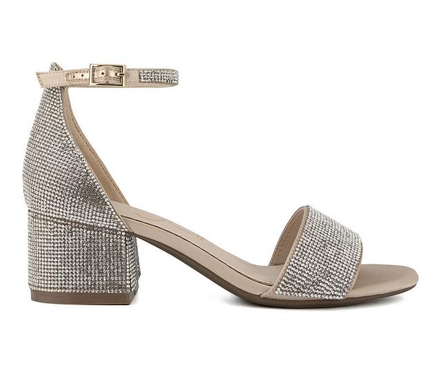 Women's Sugar Noelle 5 Dress Sandals in Champagne color