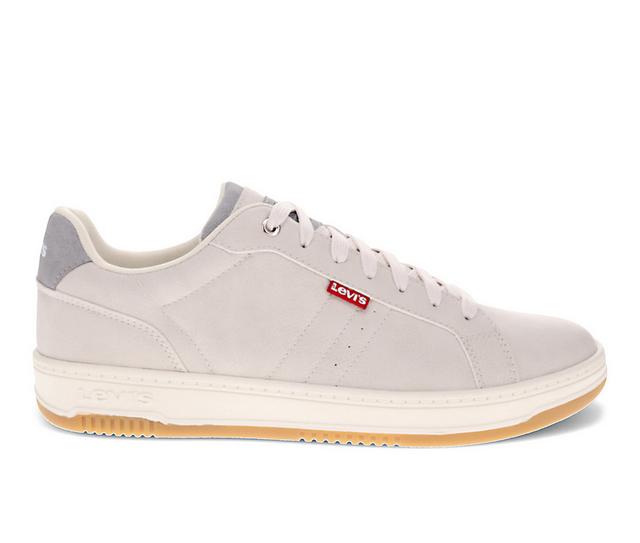 Men's Levis Carson Casual Sneakers in Stone Grey color