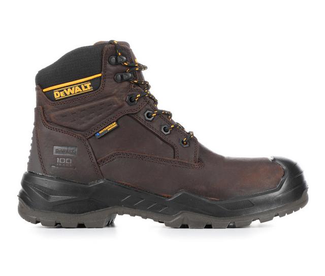 Men's DeWALT Herndon Work Boots in Seal Brown color