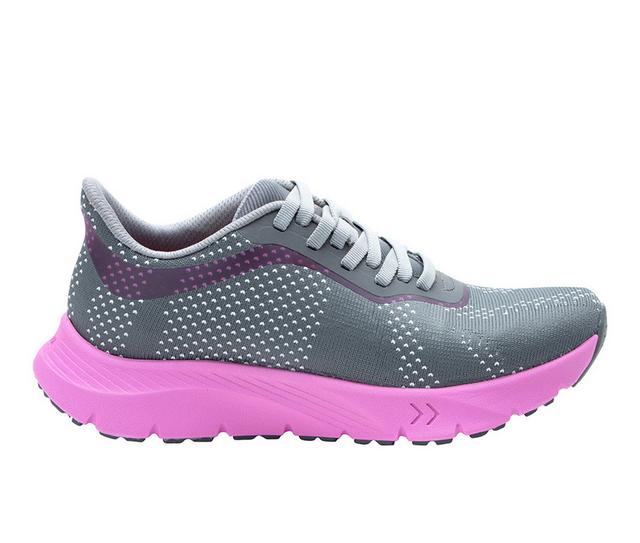 Women's ALEGRIA Rize Work Shoes in Fuchsia Pop color