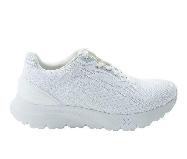Women's ALEGRIA Rize Work Shoes in White color