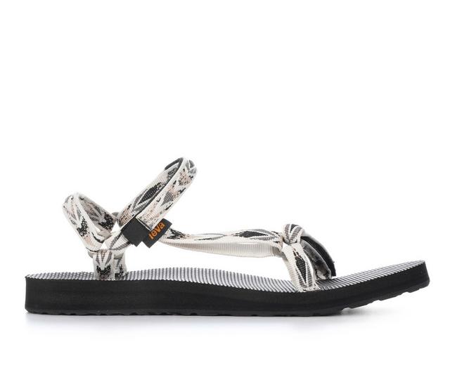 Women's Teva W Universal Slim Sandals in Wings Wht/Blk color