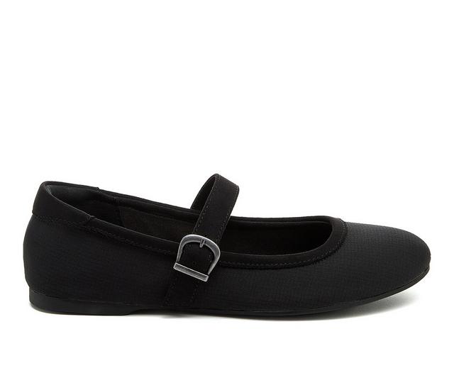 Women's Rocket Dog Emma Mary Jane Flats in Black color