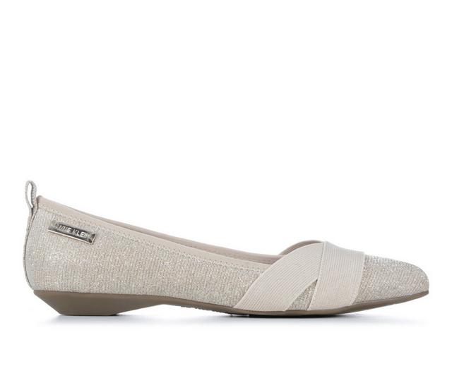 Women's Anne Klein Orlaith Flats in Platinum Spark color