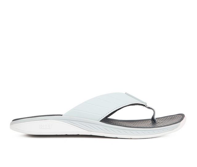 Men's Reef The Deckhand Flip-Flops in Grey color