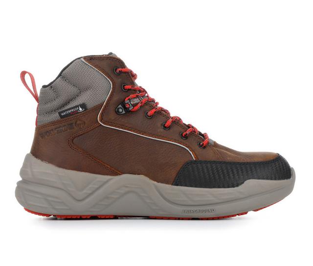 Men's Wolverine Proshift Mid LX Work Boots in Sudan Brown color