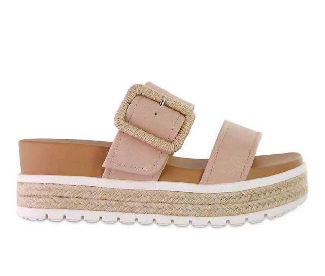 Women's MIA Kenzy Wedges in Blush color