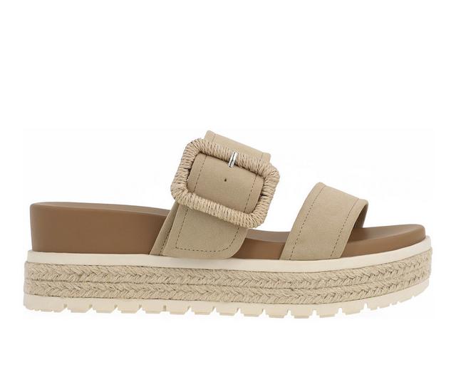 Women's MIA Kenzy Wedges in Sand color