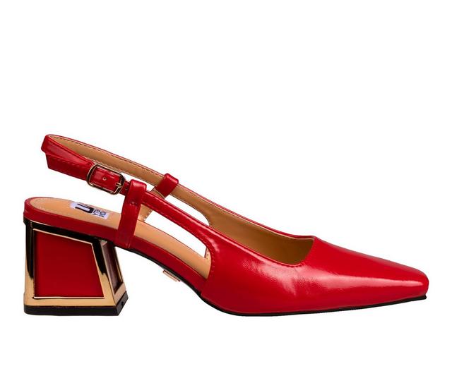Women's Ninety Union Blake Slingback Pumps in Red color