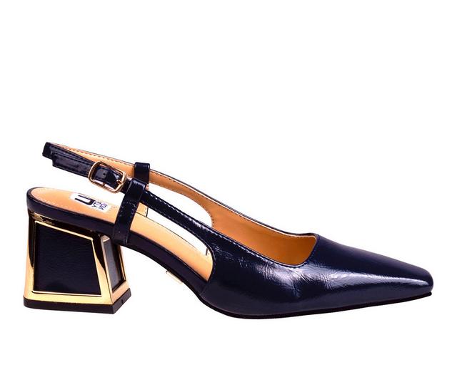 Women's Ninety Union Blake Slingback Pumps in Navy color