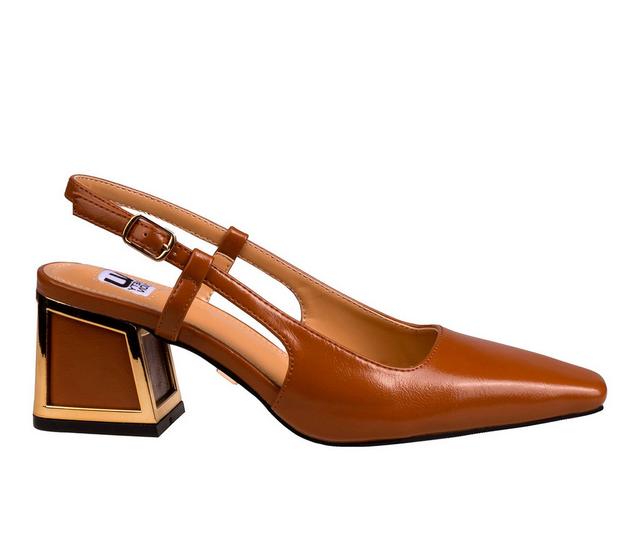 Women's Ninety Union Blake Slingback Pumps in Cognac color