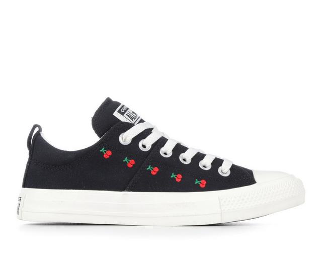 Women's Converse Chuck Taylor All Star Madison Ox Cherry Sneakers in Cherry/Blk/Wht color