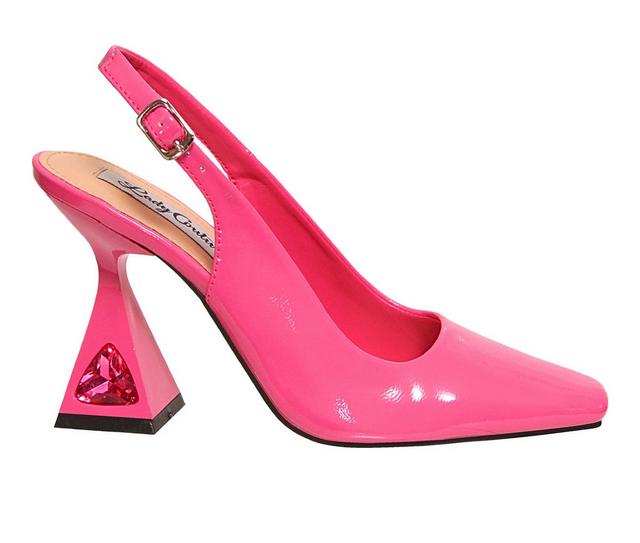 Women's Lady Couture Mistic Slingback Pumps in Fuschia color