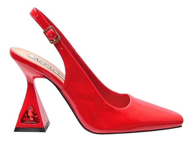 Women's Lady Couture Mistic Slingback Pumps in Red color