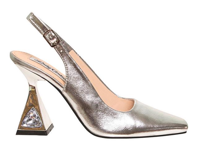 Women's Lady Couture Mistic Slingback Pumps in Silver color