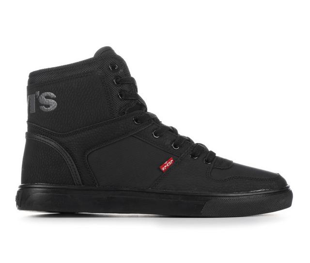 Men's Levis Mason Hi Anti 2 Casual Shoes in Blk Monochrome color