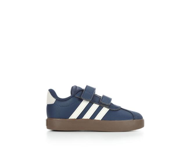 Kids' Adidas Infant & Toddler VL Court 3.0 Sneakers in Night/White/Gum color