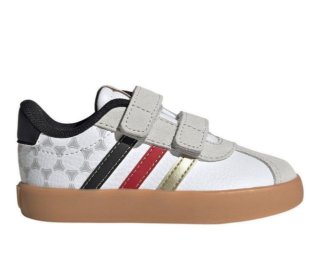 Kids' Adidas Infant & Toddler VL Court 3.0 Sneakers in White color