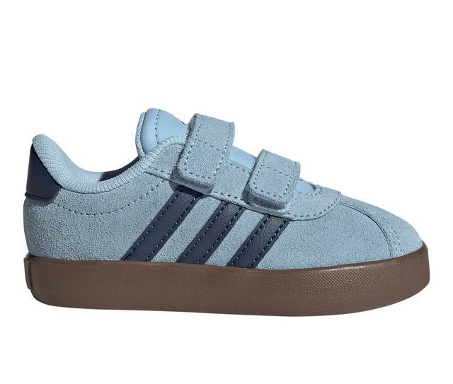 Kids' Adidas Infant & Toddler VL Court 3.0 Sneakers in Sky/Indigo/Gum color