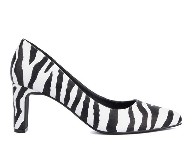 Women's Fashion to Figure Hope Wide Width Pumps in Zebra W color