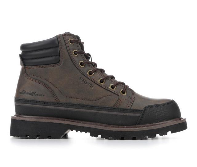 Men's EDDIE BAUER Journeyman Work Boots in Chocolate color