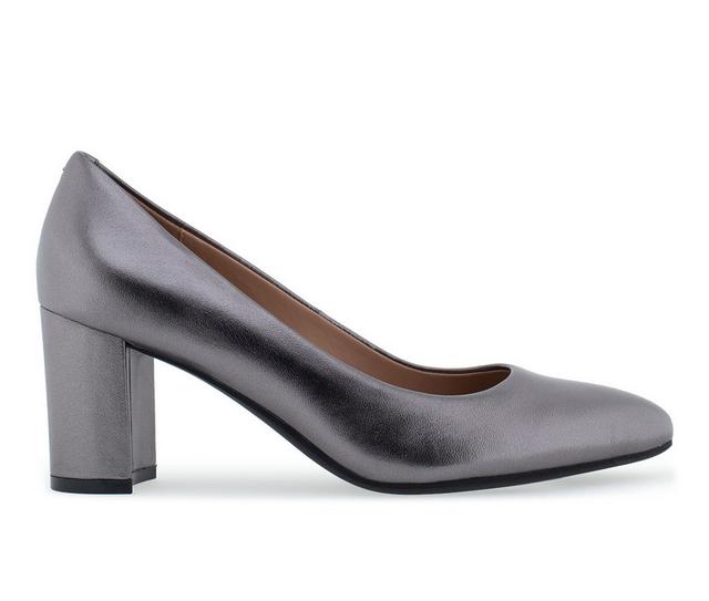 Women's Aerosoles Betsy Pumps in Gunmetal Lea color