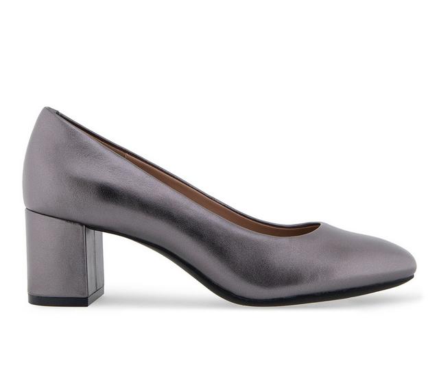 Women's Aerosoles Ebel Pumps in Gunmetal Lea color