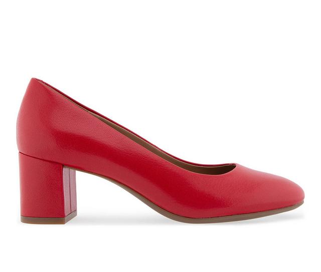 Women's Aerosoles Ebel Pumps in Racing Red color