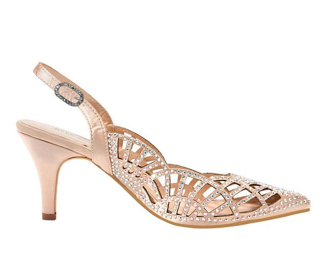 Women's Lady Couture Ester Slingback Pumps in Champagne color