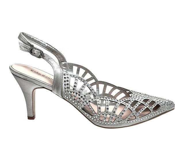 Women's Lady Couture Ester Slingback Pumps in Silver color