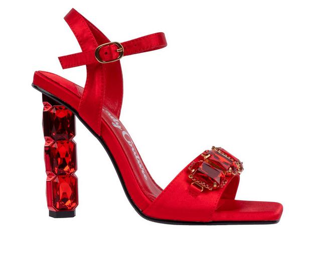 Women's Lady Couture Karisma Dress Sandals in Red color