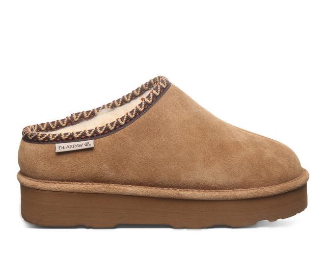 Women's Bearpaw Martis Winter Clogs in Hickory color