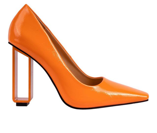 Women's Ninety Union Pandora Pumps in Orange color