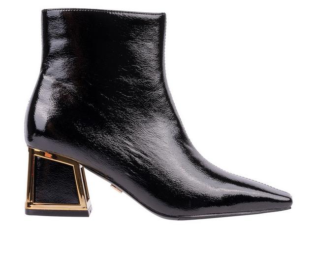 Women's Ninety Union Brooke Heeled Booties in Black color