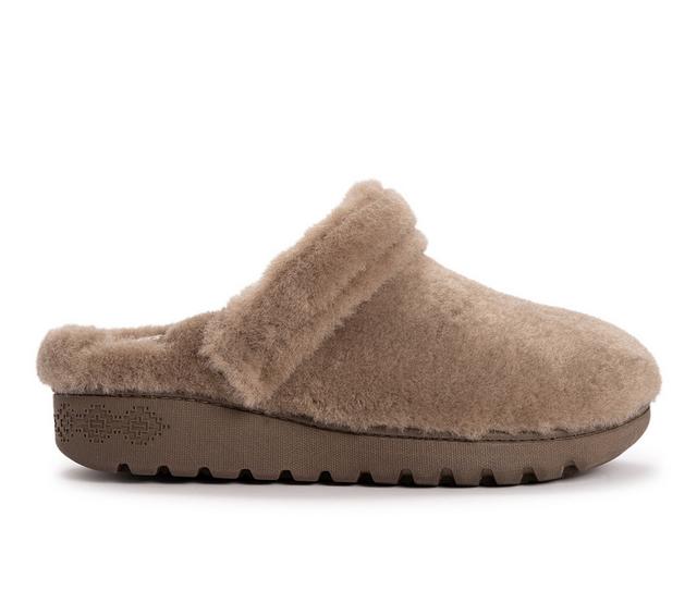 MUK LUKS Quianna Clog Slippers in Mink color