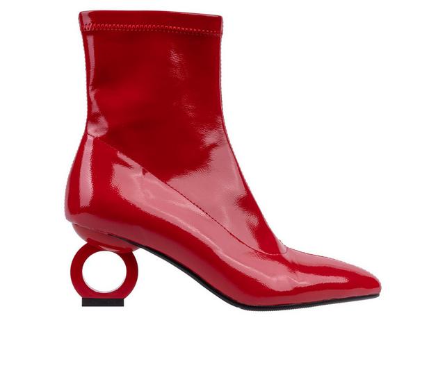 Women's Ninety Union Greece Booties in Red color