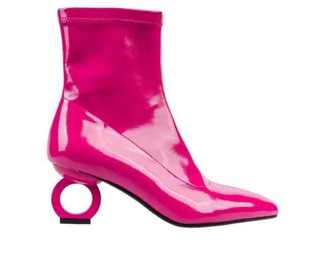 Women's Ninety Union Greece Booties in Fuschia color