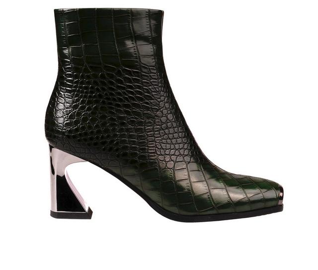 Women's Ninety Union Lima Heeled Booties in Olive color