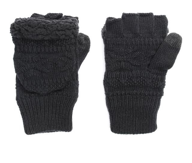 MUK LUKS Flip Glove in Black color