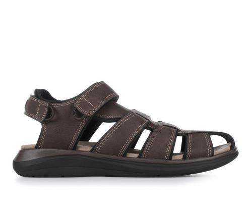 Men's Dockers Byrd Outdoor Sandals in Dark Brown color