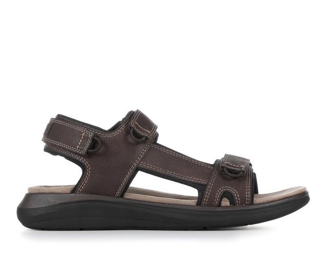 Men's Dockers Bradburn Outdoor Sandals in Dark Brown color