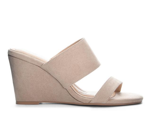 Women's CL By Laundry Fanciful Wedge Sandals in Nude color