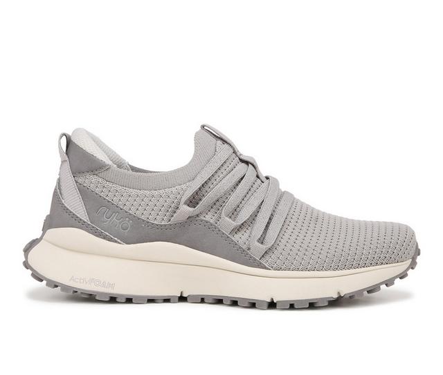 Women's Ryka Jumpstart Lace Sneakers in Paloma Grey color