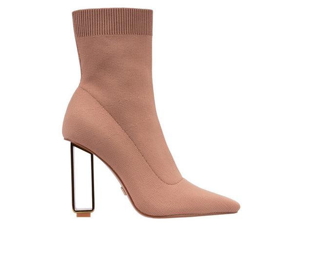 Women's Ninety Union Palace Heeled Booties in Nude color