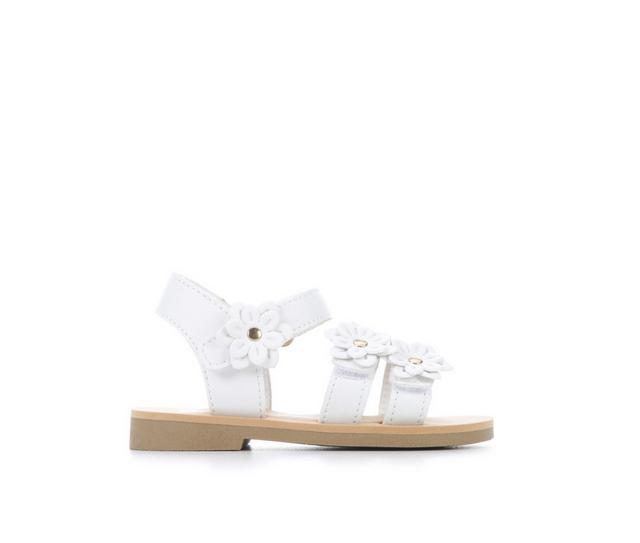 Girls' Natural Steps Infant & Toddler Kristie Sandals in White color