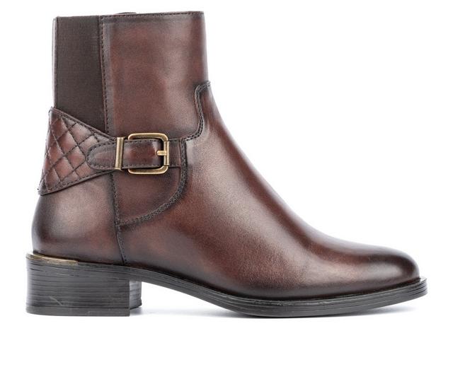 Women's Vintage Foundry Co Sirena Booties in Brown color